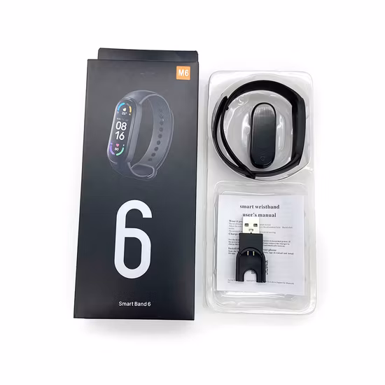 Montre intelligente populaire Mi Band 6 M3 M4 M5 M6 M7 Bracelet intelligent de remise en forme Bracelet intelligent M 6 dans le téléphone portable